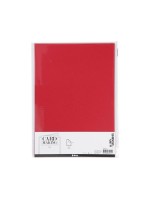 Creativ Company Fotokarton A4 red, 220 g, 10 Blatt, einseitig leichte Struktur