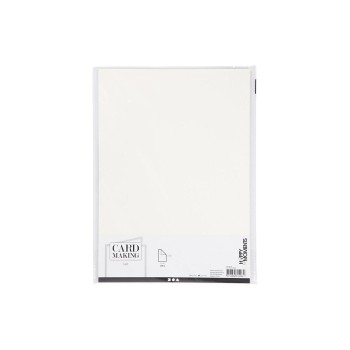 Creativ Company Fotokarton A4 creme, 220 g, 10 Blatt, einseitig leichte Struktur
