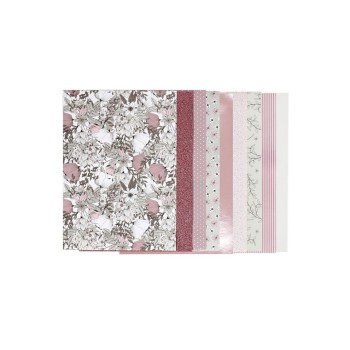 Creativ Company Designpapier, 24 Blatt,  21x30 cm, 128 g/m2