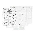Creativ Company Feuilles de papier Plan 5 semaines, 142x210 mm, 7 pages