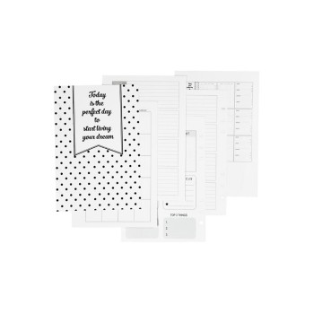 Creativ Company Feuilles de papier Plan 5 semaines, 142x210 mm, 7 pages