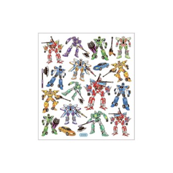 Creativ Company Sticker Transformers, Blatt 15 x 16.5 cm Creativ Company Sticker Transformers, Blatt 15 x 16.5 cm