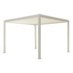 Creative Living Pergola en aluminium, Blanc, 300 x 300 x 250 cm