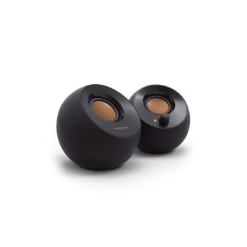 Creative Pebble 2.0 Lautsprecher, 3,5 mm Stereoklinke, USB Powered, black 