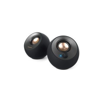 Creative Pebble V2, 2.0 Lautsprecher, 3,5 mm Stereoklinke, USB Powered