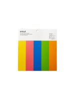 Cricut Papier autocollant Smart 30.5 x 30.5 cm, 10 feuilles, Multicolore