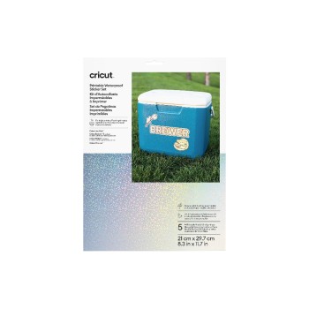 Cricut Lot d'autocollants A4, 0 g/m², Multicolore Cricut Lot d'autocollants A4, 0 g/m², Multicolore