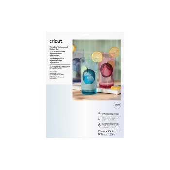 Cricut Lot d'autocollants A4, 0 g/m², Transparent Cricut Lot d'autocollants A4, 0 g/m², Transparent