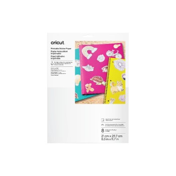 Cricut Papier autocollant A4, 0 g/m², Blanc Cricut Papier autocollant A4, 0 g/m², Blanc