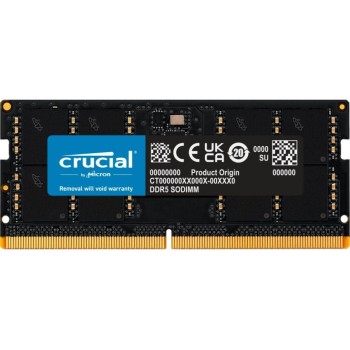Crucial SO-DDR5 32GB 4800MT/s Non-ECC, CL40, 1.1V, 262Pin Crucial SO-DDR5 32GB 4800MT/s Non-ECC, CL40, 1.1V, 262Pin