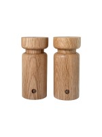 CrushGrind Gewürzmühle Helsinki 2er Set, 2er Set, FSC Eiche, Höhe 13cm