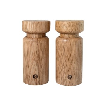 CrushGrind Gewürzmühle Helsinki 2er Set, 2er Set, FSC Eiche, Höhe 13cm CrushGrind Gewürzmühle Helsinki 2er Set, 2er Set, FSC Eiche, Höhe 13cm