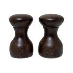 Crush Grind Moulins à sel et à poivre Lyon Lot de 2, 9.6 cm, Brun foncé
