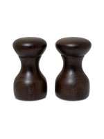 CrushGrind Gewürzmühle Lyon Brown 2er Set, Set, Braun, H 9.6cm, Birche FSC