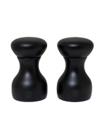 CrushGrind Gewürzmühle Lyon Black 2er Set, Set, black , H 9.6cm, Birche FSC