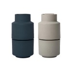 CrushGrind Gewürzmühle Billund 2er Set, blau/grau, H 11.6cm, Biokomposit SPB30