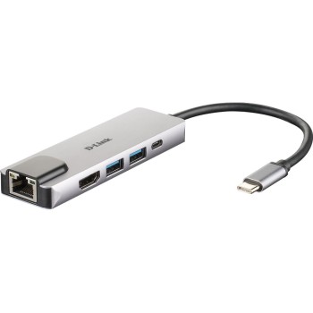 D-Link Hub DUB-M520 USB 3.0, HDMI, with USB-C Ladeanschluss D-Link Hub DUB-M520 USB 3.0, HDMI, with USB-C Ladeanschluss
