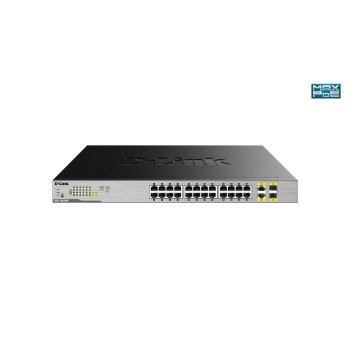 D-Link DGS-1026MP 26-Port Desktop, PoE+ Gigabit Switch D-Link DGS-1026MP 26-Port Desktop, PoE+ Gigabit Switch
