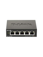 D-Link DGS-1100-05V2: 5Port Gigabit Switch, 5x Gigabit, Lüfterlos