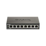 D-Link DGS-1100-08V2: 8Port Gigabit Switch, 8x Gigabit, Lüfterlos