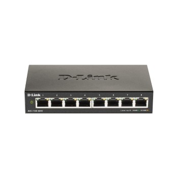 D-Link DGS-1100-08V2: 8Port Gigabit Switch, 8x Gigabit, Lüfterlos D-Link DGS-1100-08V2: 8Port Gigabit Switch, 8x Gigabit, Lüfterlos