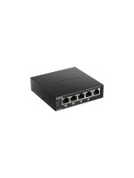D-Link DGS-1005P/E: 5 Port PoE+ Switch, 4x PoE+ mit 30W, 1Gbps, ext. NT