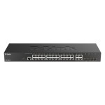 D-Link DGS-2000-28: 28Port GbE Switch,, 24x GbE, 4x GbE SFP combo Port, Managed