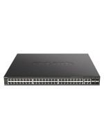 D-Link DGS-2000-52MP: 52Port PoE Switch,, 48x GbE, PoE (30W) 4x GbE SFPcombo, Managed