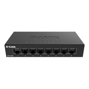 D-Link DGS-108GL/E: 8Port Switch, 1Gbps, Metalgehäuse, ext. NT, lüfterlos D-Link DGS-108GL/E: 8Port Switch, 1Gbps, Metalgehäuse, ext. NT, lüfterlos