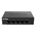 D-Link DGS-105GL/E: 5Port Switch, 1Gbps, Metalgehäuse, ext. NT, lüfterlos