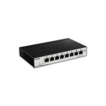 D-Link DGS-1100-08PV2/E: 8 Port PoE Switch, 64W PoE Kapazität, Lüfterlos