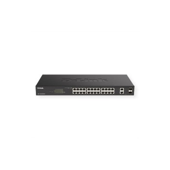 D-Link DGS-1100-26MPV2/E: 26Port PoE+Switch, 370W PoE Kapazität,2 Ventilator D-Link DGS-1100-26MPV2/E: 26Port PoE+Switch, 370W PoE Kapazität,2 Ventilator