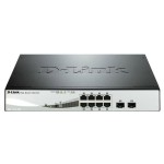D-Link DGS-1210-08P/E: 8 Port PoE S-tSwitch, 8xGigabit, Layer2, 2xSFP shared