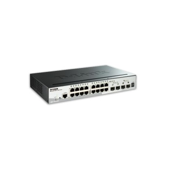 D-Link DGS-1510-20/E: 20 Port Smart Switch, 16xGigabit, 4xSFP shared, L2, D-Link DGS-1510-20/E: 20 Port Smart Switch, 16xGigabit, 4xSFP shared, L2,