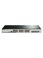 D-Link DGS-1510-28X/E: 28Port SmartSwitch, 1Gbps, IGMP, VLAN, QoS, 2x SFP+