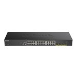 D-Link DGS-1250-28X/E: 28Port Switch, 24x 10/100/1000Base-T, 4x 10-Gigabit (SFP+)