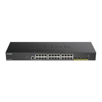 D-Link DGS-1250-28X/E: 28Port Switch, 24x 10/100/1000Base-T, 4x 10-Gigabit (SFP+) D-Link DGS-1250-28X/E: 28Port Switch, 24x 10/100/1000Base-T, 4x 10-Gigabit (SFP+)