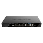 D-Link DGS-1520-28MP/E: 28 Port PoE+ Switch, 20xGigabit, 4x2.5Gigabit, 2x10GE, 2xSFP+,L3