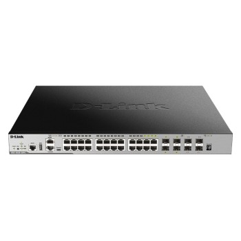 D-Link DGS-3630-28PC/SI/E: 28P PoE Switch, 4xSFP (shared), 4xSFP+, 30W pro Port, 370W D-Link DGS-3630-28PC/SI/E: 28P PoE Switch, 4xSFP (shared), 4xSFP+, 30W pro Port, 370W