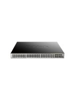 D-Link DGS-3630-52PC/SI/E: 52p PoE Switch, 4x 10 Gigabit SFP+, 30W pro Port, 370W