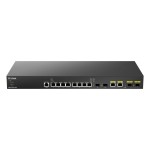 D-Link DXS-1210-12TC/E: 12- P. Smart Switch, 8x 10GE RJ45,2x 10GE RJ45 2x SFP+ Combo P.