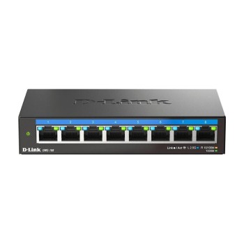 D-Link DMS-108/E: 8 Port Multi-Gbit Switch, 8x 2.5Gbit (RJ45) D-Link DMS-108/E: 8 Port Multi-Gbit Switch, 8x 2.5Gbit (RJ45)