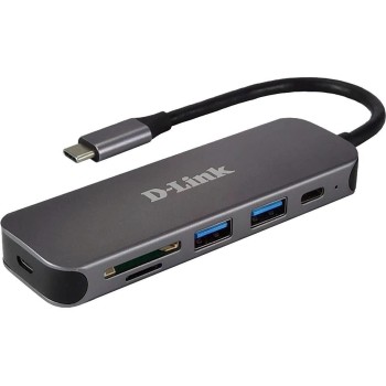 D-Link Hub DUB-2325/E: 5-in-1 USB-C Hub, 2x USB 3.0 with Card Reader D-Link Hub DUB-2325/E: 5-in-1 USB-C Hub, 2x USB 3.0 with Card Reader