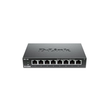 D-Link DES-108/E: 8Port Switch, 100Mbps, Metallgehäuse, dlink|green D-Link DES-108/E: 8Port Switch, 100Mbps, Metallgehäuse, dlink|green