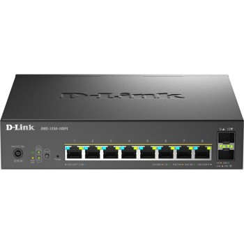 D-Link DMS-1250-10SPL: 10 Port Multi-Gbit, 8x 2.5Gbit PoE, 2x 10Gbit SFP+ D-Link DMS-1250-10SPL: 10 Port Multi-Gbit, 8x 2.5Gbit PoE, 2x 10Gbit SFP+