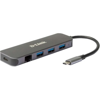 D-Link DUB-2334: 5-In-1 USB-C Adapter, USB 3.0 Hub,1x RJ45 Gigabit, USB -C Adapter D-Link DUB-2334: 5-In-1 USB-C Adapter, USB 3.0 Hub,1x RJ45 Gigabit, USB -C Adapter