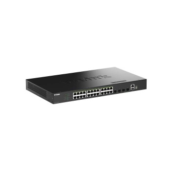 D-Link DGS-1530-28P/E:28-P PoE Smart Switch, 24x Gigbit PoE, 4x 10G SFP+ , Staccable D-Link DGS-1530-28P/E:28-P PoE Smart Switch, 24x Gigbit PoE, 4x 10G SFP+ , Staccable