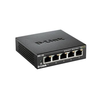 D-Link DGS-105/E: 5Port Switch, 1Gbps Eco, Metalgehäuse, ext. NT, Ventilatorlos D-Link DGS-105/E: 5Port Switch, 1Gbps Eco, Metalgehäuse, ext. NT, Ventilatorlos