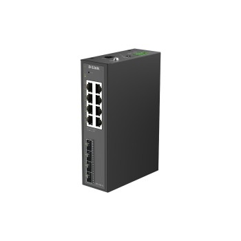 D-Link DIS-210G-12UP:12-Port Ind.i Switch, 6x PoE, 2x PoE++ 4x SFP, Industrial Switch