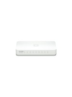 D-Link GO-SW-8E: Easy DesktopSwitch, 8x 10/100 Port, ohne Lüfter